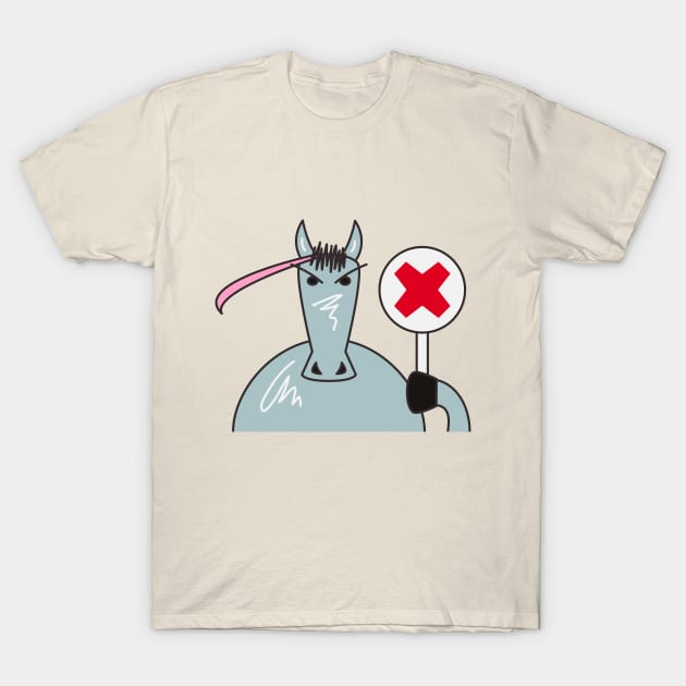 Funny Horse T-Shirt by ShaderM